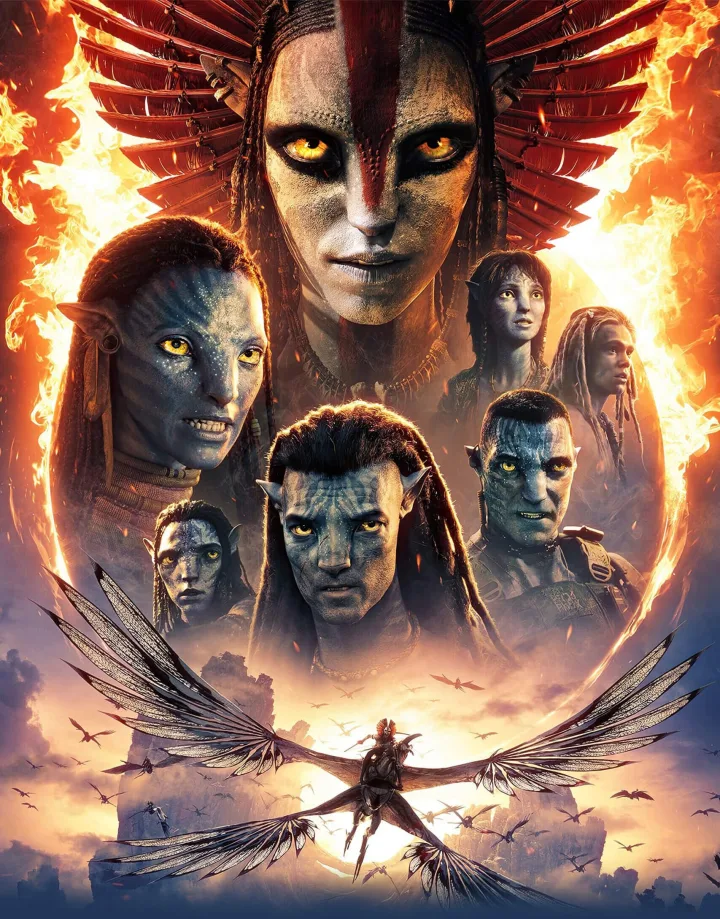 Avatar: Fire and Ash key art